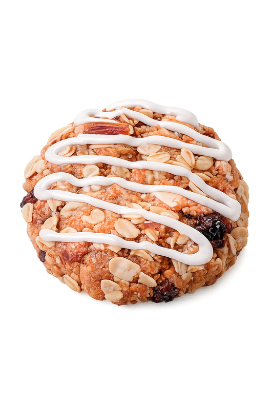 10 PETTITE OATMEAL ALMOND RAISINS: BREAKFAST GLAZED OAT BITES