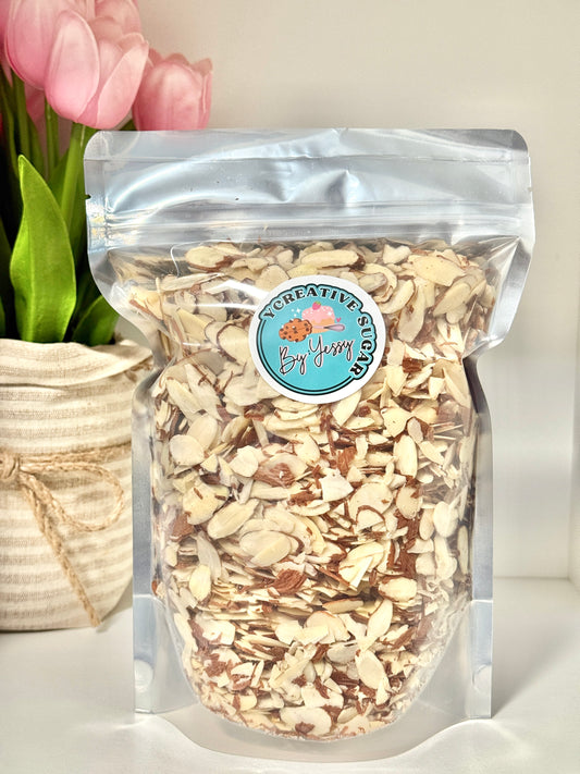 PASTRY SUPPLY - SLICED ALMONDS 500GR (1.10 POUNDS)