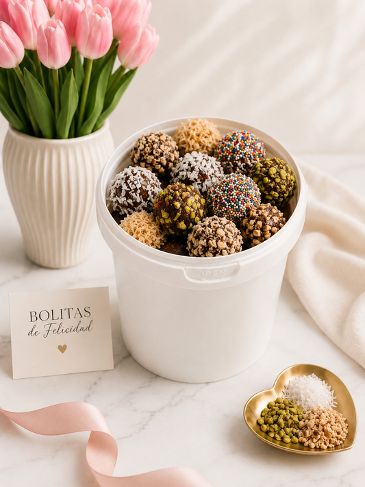 LUXURY CHOCOLATE BITE BUCKET: PREMIUM TOPPING VARIATION ON EACH PIECE