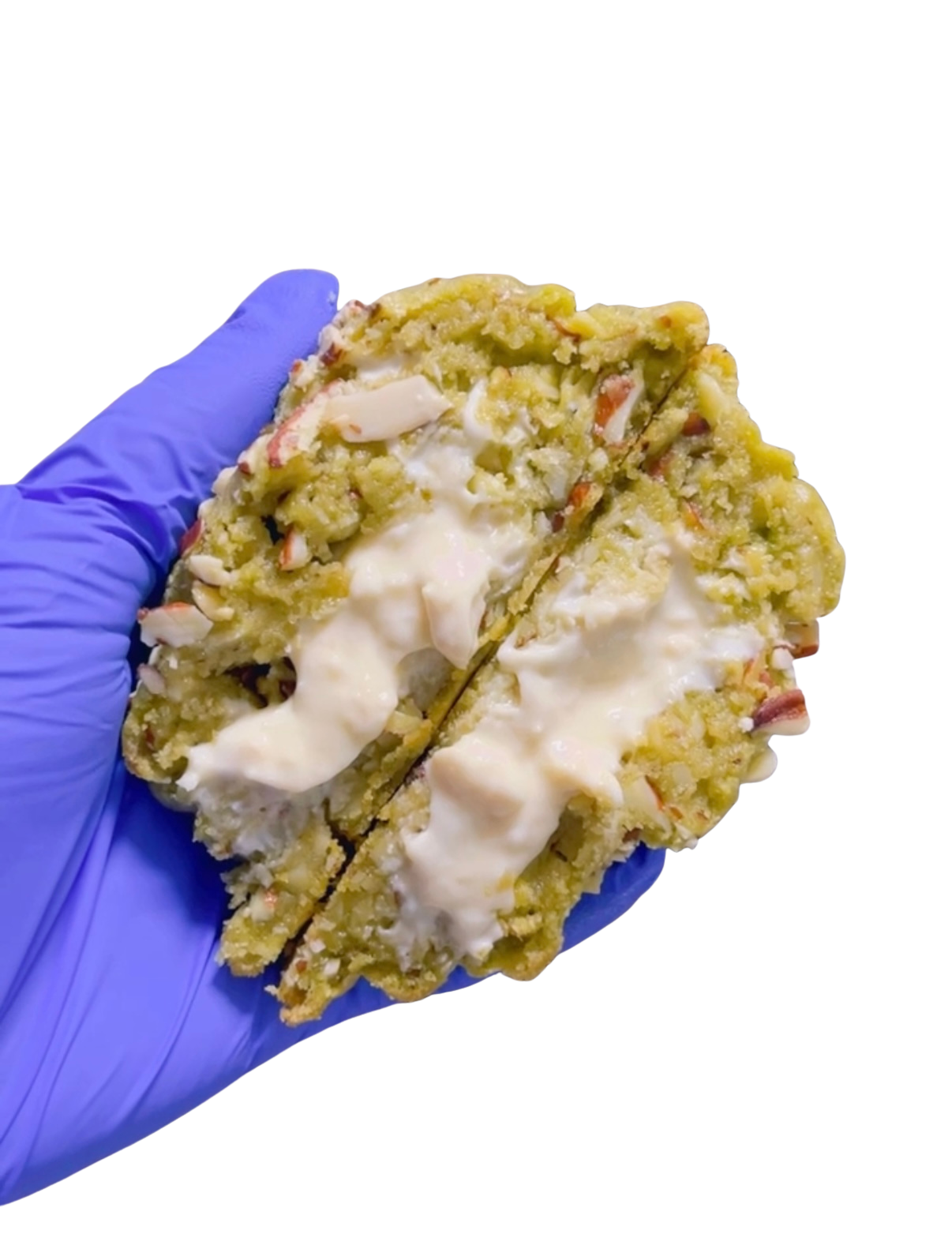 MATCHA COCONUT WITH ALMONDS