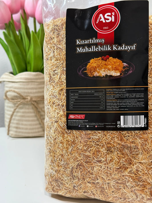 PASTRY SUPPLY - 1,000GR (2.2POUNDS) TOASTED KATAIFI
