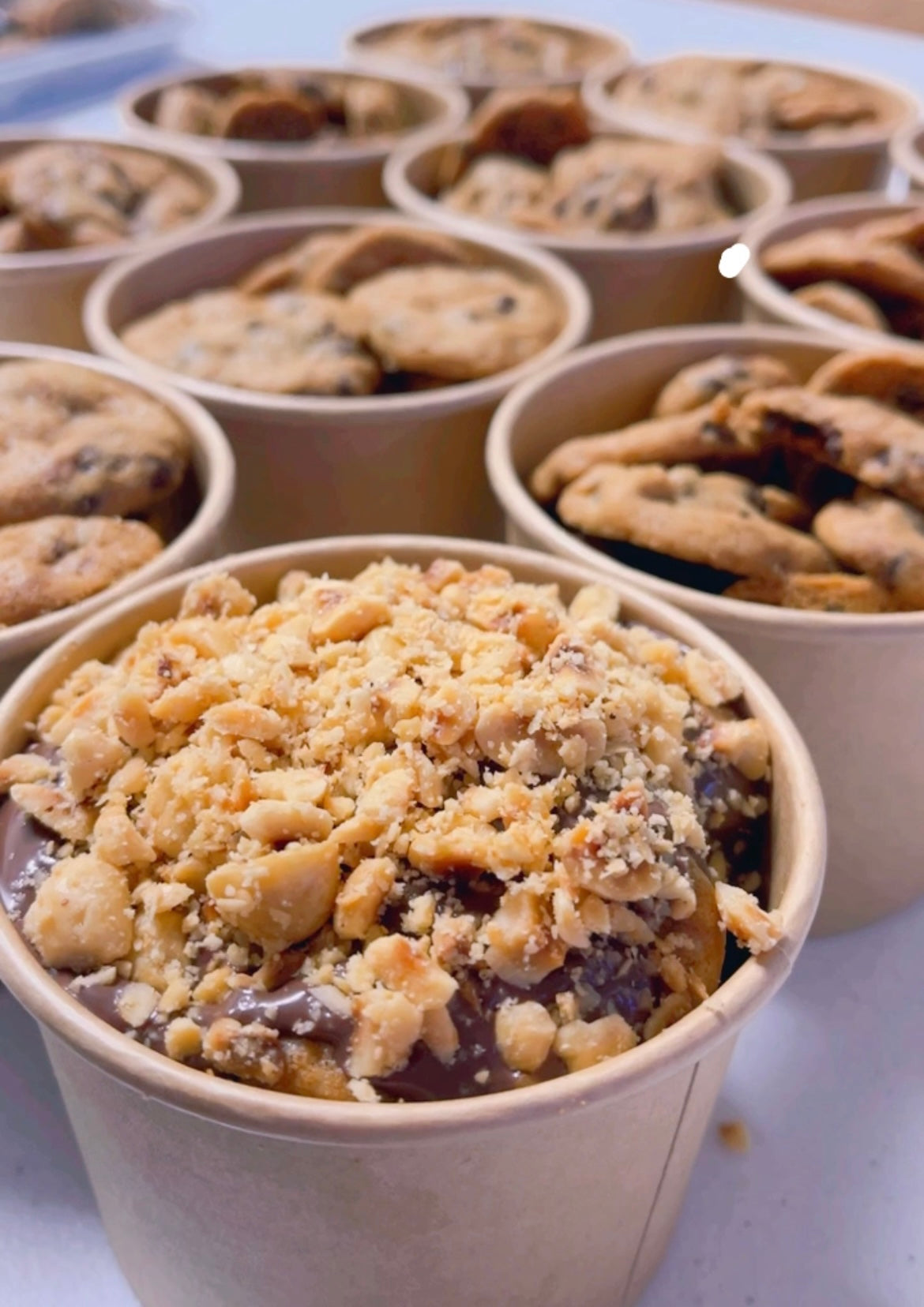 CRUNCHY COOKIE CUPS!
