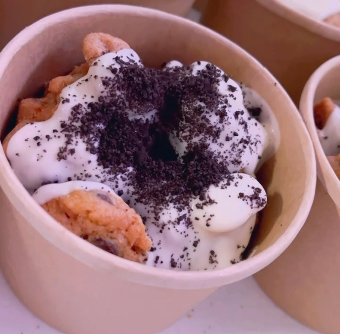 CRUNCHY COOKIE CUPS!